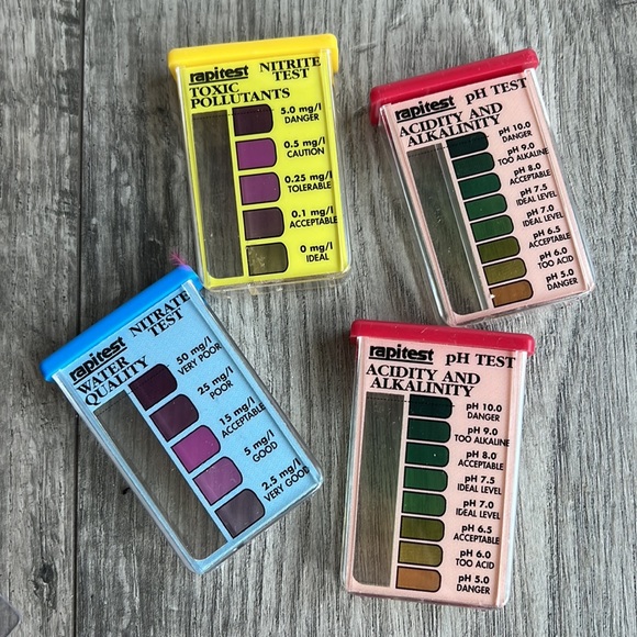 Litmus paper strips, rapid test containers, ammonia, nitrate nitrite, pH test - Picture 4 of 7